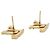 Boucles d'oreilles puces Louis Vuitton Gold Doré - vue 9