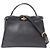 Bolso de mano de piel Fendi Negro