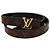 Ceinture réversible Monogram Louis Vuitton Noir Monogramme