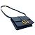 Borsa a tracolla in pelle Christian Dior 30 Montaigne Blu - vista 4