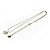 Dior Colar CD Logo Gold Dourado - vista 3
