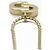Dior Colar CD Logo Gold Dourado - vista 7