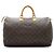 Louis Vuitton Monogram Speedy 40 Tela Marrone Pelle - vista 2