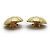 Chanel Coco Mark Round Flowers Clip-Ohrringe GP Golden - Ansicht 3