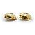 Chanel Coco Mark Round Flowers Clip-Ohrringe GP Golden - Ansicht 5