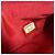 Chanel Portafoglio-borsa a tracolla CC in pelle di agnello con doppia zip Rosso - vista 13