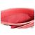 Chanel Portafoglio-borsa a tracolla CC in pelle di agnello con doppia zip Rosso - vista 14