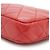 Chanel Portafoglio-borsa a tracolla CC in pelle di agnello con doppia zip Rosso - vista 8