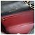 Chanel Vintage Diana 22 Schultertasche aus gestepptem Lammleder mit Kette Schwarz Bordeaux - Ansicht 12