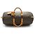 Louis Vuitton Monogram Keepall 50 Marrón Lona Cuero Castaño - vista 8