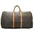 Louis Vuitton Monogram Keepall 60 Toile Marron Cuir - vue 2