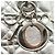 Lady Dior My ABCDior Cannage Pelle di agnello metallizzata Small Argento Blu chiaro - vista 12