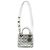 Lady Dior My ABCDior Cannage Pelle di agnello metallizzata Small Argento Blu chiaro - vista 3