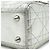 Lady Dior My ABCDior Cannage Pelle di agnello metallizzata Small Argento Blu chiaro - vista 7