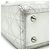 Lady Dior My ABCDior Cannage Pelle di agnello metallizzata Small Argento Blu chiaro - vista 8