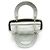 Lady Dior My ABCDior Cannage Pelle di agnello metallizzata Small Argento Blu chiaro - vista 9