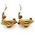 Chanel Boucles d'oreilles clips CC Twisted Round GP Doré - vue 10