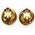 Chanel Boucles d'oreilles clips CC Twisted Round GP Doré - vue 2