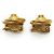 Chanel Boucles d'oreilles clips CC Twisted Round GP Doré - vue 6