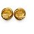 Chanel Boucles d'oreilles clips CC Twisted Round GP Doré - vue 7
