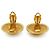 Chanel Boucles d'oreilles clips CC Matelassé GP Doré - vue 10