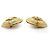 Chanel Boucles d'oreilles clips CC Matelassé GP Doré - vue 3