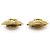 Chanel Boucles d'oreilles clips CC Matelassé GP Doré - vue 4
