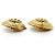 Chanel Boucles d'oreilles clips CC Matelassé GP Doré - vue 5