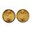 Chanel Boucles d'oreilles clips CC Matelassé GP Doré - vue 7