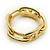 Ring Anel para lenço Hermès Regate Gold Brass Dourado