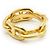 Ring Anel para lenço Hermès Regate Gold Brass Dourado - vista 10