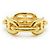 Ring Anel para lenço Hermès Regate Gold Brass Dourado - vista 5