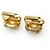 Chanel Orecchini a clip rotondi Vintage CC D'oro - vista 10