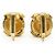 Chanel Orecchini a clip rotondi Vintage CC D'oro - vista 3