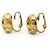 Chanel Orecchini a clip rotondi Vintage CC D'oro - vista 4