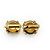 Chanel Orecchini a clip rotondi Vintage CC D'oro - vista 8