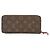 Louis Vuitton Monogram Portefeuille Clemence Fuchsia Long Wallet Marrom Fuschia - vista 2