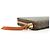 Louis Vuitton Monogram Portefeuille Clemence Piment Long Wallet Marron Orange - vue 7