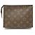 Louis Vuitton Vintage Monogram Poche Toilette 19 Marrone Beige - vista 2