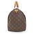 Louis Vuitton Monogram Speedy 35 Braun Canvas Leder - Ansicht 4