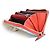 Gucci Portafoglio lungo con zip Blooms in canvas rivestito GG Supreme Rosso Blu Beige - vista 10