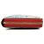 Gucci Portafoglio lungo con zip Blooms in canvas rivestito GG Supreme Rosso Blu Beige - vista 4
