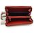 Gucci Portafoglio lungo con zip Blooms in canvas rivestito GG Supreme Rosso Blu Beige - vista 8