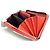 Gucci Portafoglio lungo con zip Blooms in canvas rivestito GG Supreme Rosso Blu Beige - vista 9