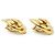 Chanel Boucles d'oreilles clips en forme de cœur CC GP Doré - vue 5