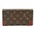 Louis Vuitton Monogram Portefeuille Sarah Retiro Cherry Red Long Wallet Braun Rot - Ansicht 2