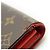 Louis Vuitton Monogram Portefeuille Sarah Retiro Cherry Red Long Wallet Braun Rot - Ansicht 9