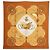 Hermès Springs Ledoux Silk Carre 90 Golden Copper