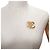 Chanel Spilla CC Gold tono avorio GP Beige D'oro - vista 14