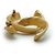 Chanel Spilla CC Gold tono avorio GP Beige D'oro - vista 8